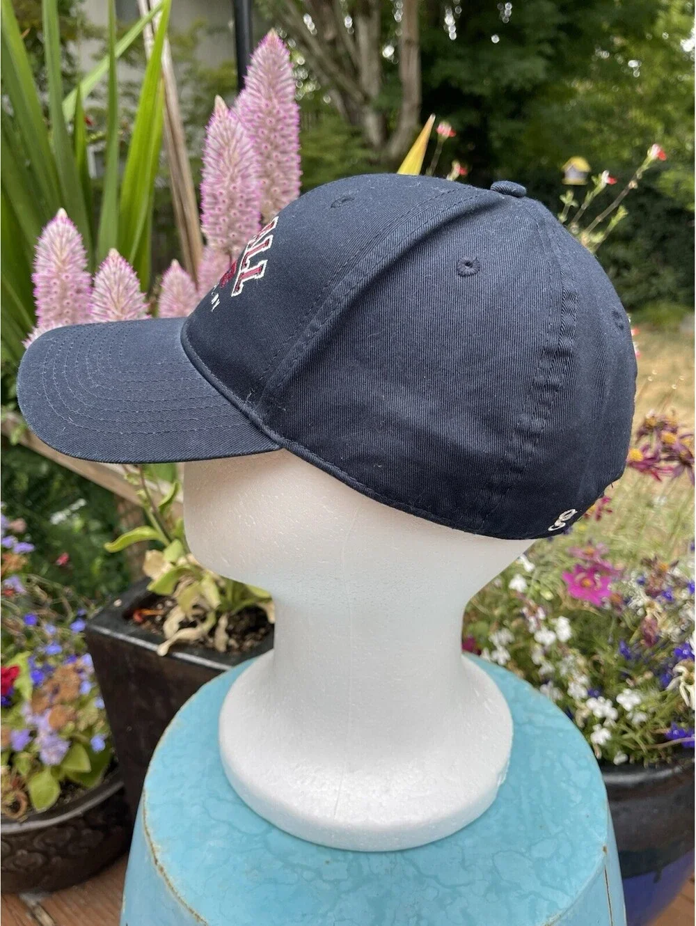 Baseball Hall Of  Fame Cooperation Ny Navy Blue Baseball Cap Adjustable